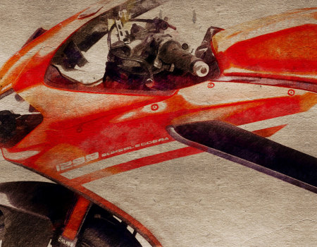 Ducati digital art video