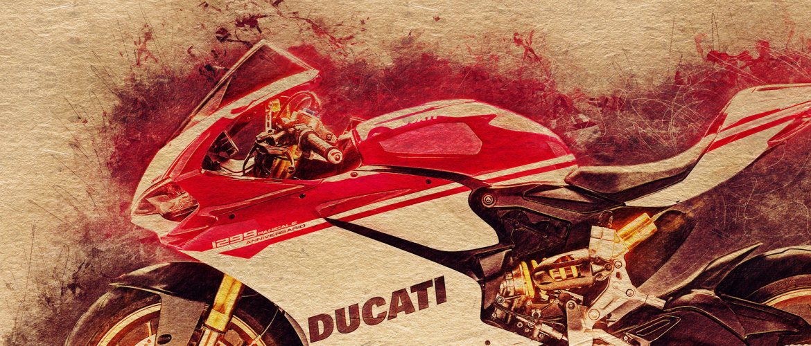 #digital art #bearty #ducati