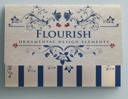 Flourish Calligraphic Design Elements